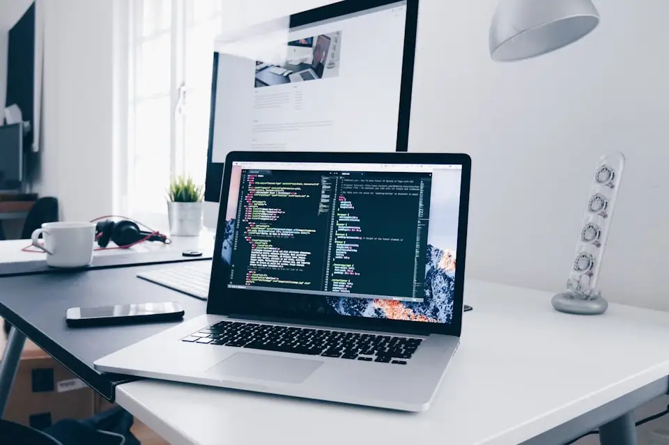 Laptop open to an employer careers page